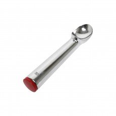 Thunder Group SLTHDP024 Ice Cream Dipper, 1-1/2oz, Cast Aluminum, Red End Handle, 7-1/8(w)  x 2(d)  x 1-5/8(h) inch