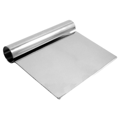 Thunder Group SLTHDS005 Dough Scraper/Cutter, Rolled Handle, Stainless Steel, 5-1/4(w)  x 4-1/4(d) x 1-3/8(h) inch
