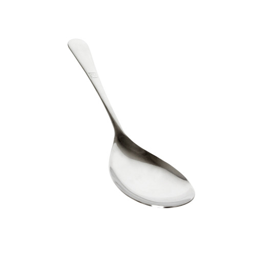 Thunder Group SLTTS001 Serving Spoon, Stainless Steel, 10(w) x 3-7/8(d) x 4-5/6(h) inch