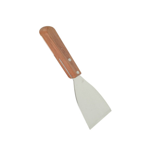 Thunder Group SLTWBS003 Grill Scrapper, Stainless Steel Blade, Wooden Handle, 8-3/4(w)  x 3-1/4(d)  x ½(h) inch