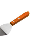 Thunder Group SLTWPS005 Pizza Server, Wood Handle, Stainless Steel, 13(w) x 4-1/4(d) x 2-1/4(d) inch