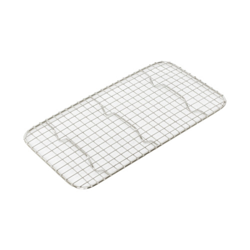 Thunder Group SLWG001 Wire Pan Rack/Grate, 1/3 Size, Footed, Chrome Plated, 5(w) x 10(d) x 3/4(h) inch