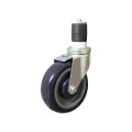 Thunder Group SLWTC005 Stem Casters, fits Commercial Work Table, 5(w) x 3-1/4(d) x 8-3/4(h) inch, NSF Listed