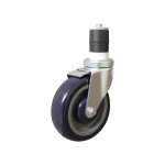 Thunder Group SLWTC005 Stem Casters, fits Commercial Work Table, 5(w) x 3-1/4(d) x 8-3/4(h) inch, NSF Listed