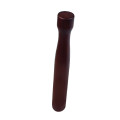 Thunder Group WDML008W Muddler, Flat Head, Lacquered Wood, Walnut Color, 1(w) x 1(d) x 8(h) inch