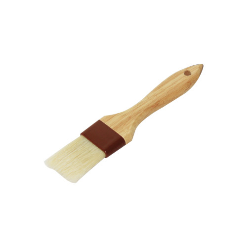 Thunder Group WDPB002 Pasty Brush, Boar Bristles, Wooden Handle, 8-3/8(w)  x 1-3/8(d) x 1-½(h) inch