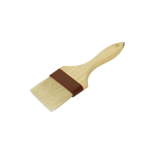 Thunder Group WDPB004 Pasty Brush, Boar Bristles, Wooden Handle, 9-7/8(w)  x 3(d) x 5/8(h) inch