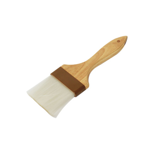 Thunder Group WDPB004N Pasty Brush, Nylon Bristles, Wooden Handle, 9-7/8(w)  x 3(d) x 5/8(h) inch