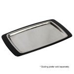 Thunder Group WDSP1107 Bakelite Platter Underliner, Rectangular, Black, Thermal Plastic, 13(w) x 8(d) x 1(h) inch