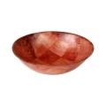 Thunder Group WDTSB006 Bowls, Woven Wood, Brown, Round, 6(w) x 6(d) x 1-1/2(h) inch – 1 Dozen