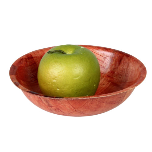 Thunder Group WDTSB006 Bowls, Woven Wood, Brown, Round, 6(w) x 6(d) x 1-1/2(h) inch – 1 Dozen