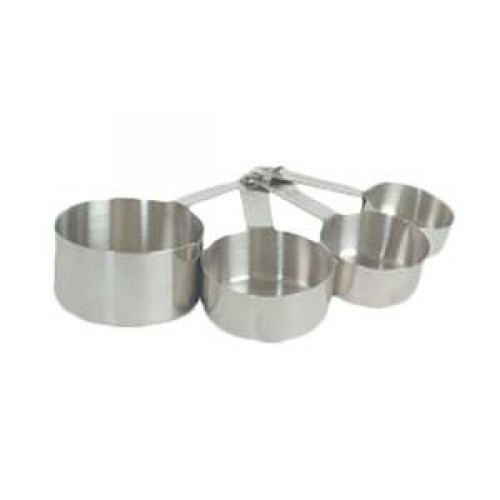 Thunder Group SLMC2414 Measuring Cup Set, (¼/1/3/ ½/1)Cup(s), Stainless Steel