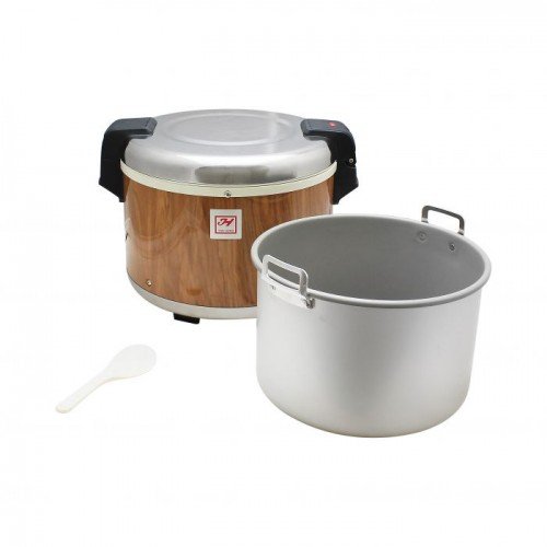 Thunder Group SEJ18000 Rice Warmers, (60)Bowls Cooked Rice Capacity, Wood Grain, Brown, 100w, 110v/60/1-ph, UL/NSF Listed