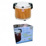 Thunder Group SEJ18000 Rice Warmers, (60)Bowls Cooked Rice Capacity, Wood Grain, Brown, 100w, 110v/60/1-ph, UL/NSF Listed