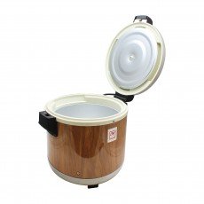 Thunder Group SEJ21000 Rice Warmers, (100)Bowls Cooked Rice Capacity, Wood Grain, Stainless Steel, 100w, 110v/60/1-ph, UL/NSF Listed