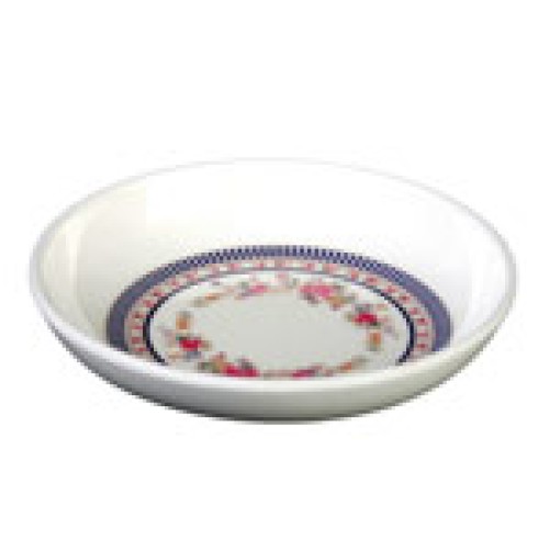 Thunder Group 102.8AR Rose Sauce Dish, 2oz, Melamine, Round, 3-1/2(d) x 3-1/2(d) x 3/8(h) inch, NSF Listed – 1 dozen