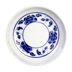 Thunder Group 102.8TB Blue Lotus Sauce Dish, 2oz, Melamine, Round, 3-1/2(d) x 3-1/2(d) x 3/8(h) inch, NSF Listed – 1 dozen