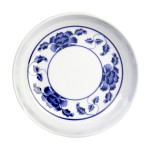 Thunder Group 1101TB Blue Lotus Sauce Dish, 1oz, Melamine, Round, 2-3/4(d) x 2-3/4(d) x 5/8(h) inch, NSF Listed – 1 dz