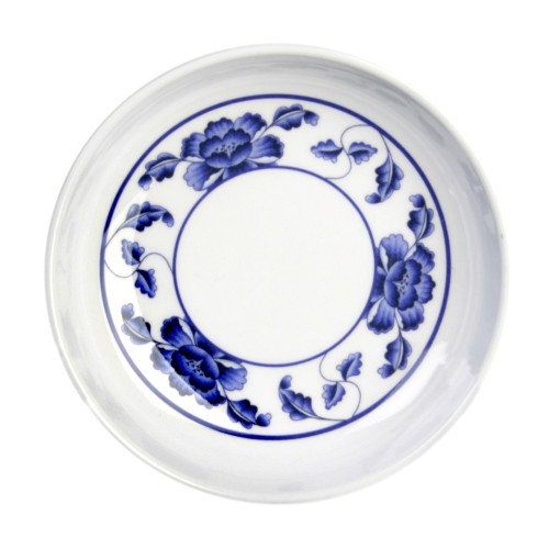 Thunder Group 1101TB Blue Lotus Sauce Dish, 1oz, Melamine, Round, 2-3/4(d) x 2-3/4(d) x 5/8(h) inch, NSF Listed – 1 dz