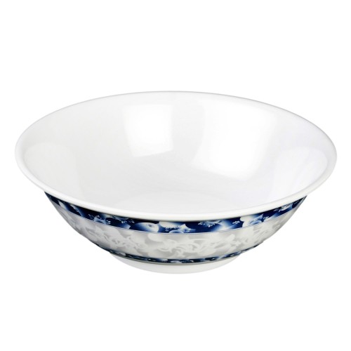 Thunder Group 5070DL Blue Dragon Bowls, 36oz, Round, Rimless, Melamine, 8(w) x 8(d) x 2-5/8(h) inch, NSF Listed – 1 dozen