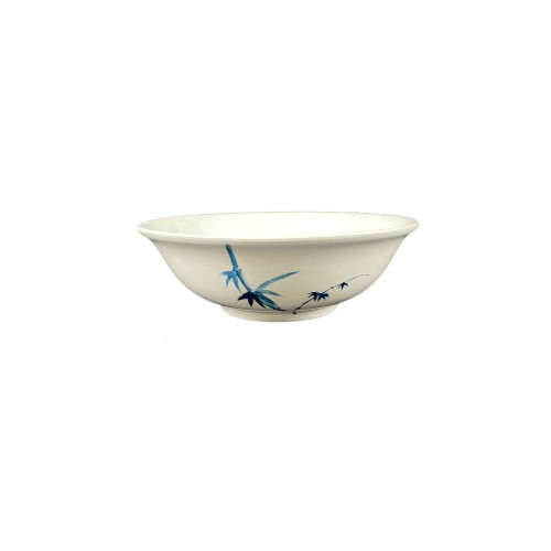 Thunder Group 5085BB Blue Bamboo Bowls, 70oz, Round, Rimless, Melamine, 9-3/4(w) x 9-3/4(d) x 3-1/4(h) inch, NSF Listed – 1 dozen