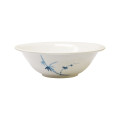 Thunder Group 5106BB Blue Bamboo Bowls, 15oz, Round, Deep, Melamine, 6(w) x 6(d) x 2(h) inch, NSF Listed – 1 dozen
