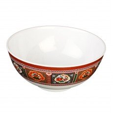 Thunder Group 5208TP Peacock Rice Bowls, 56oz, Melamine, Round, 8(w) x 8(d) x 3-1/2(h) inch, NSF Listed – 1 dozen