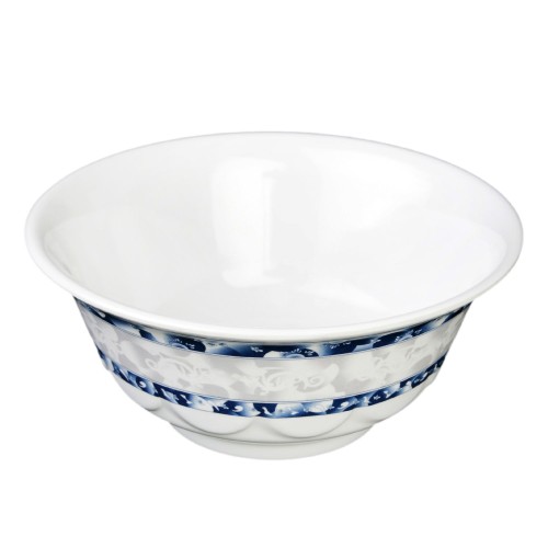 Thunder Group 5265DL Blue Dragon Bowls, 25oz, Round, Scalloped, Melamine, 6-1/4(w) x 6-1/4(d) x 2-3/4(h) inch, NSF Listed – 1 dozen