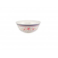 Thunder Group 5306AR Rose Swirl Bowls, 21oz, Melamine, Round, 6(w) x 6(d) x 2-1/2(h) inch, NSF Listed – 1 dozen