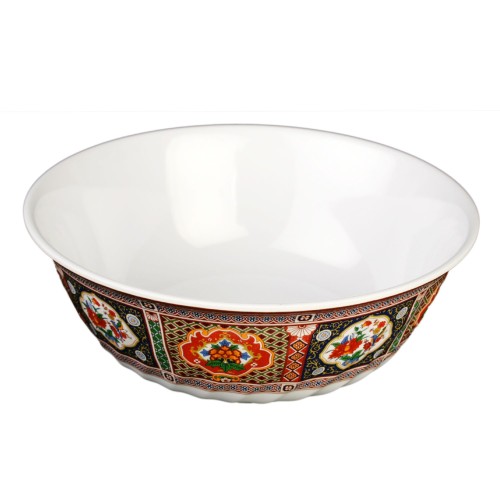 Thunder Group 5306TP Peacock Swirl Bowls, 21oz, Melamine, Round, 6(w) x 6(d) x 2-1/2(h) inch, NSF Listed – 1 dozen
