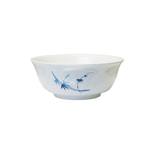 Thunder Group 5308BB Blue Bamboo Swirl Bowls, 48oz, Melamine, Round, 8(w) x 8(d) x 3-1/8(h) inch, NSF Listed – 1 dozen