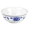 Thunder Group 5308TB Blue Lotus  Swirl Bowls, 48oz, Melamine, Round, 8(w) x 8(d) x 3-1/8(h) inch, NSF Listed – 1 dozen