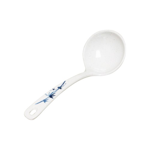 Thunder Group 7001BB Blue Bamboo Soup Ladle, 1oz, Melamine, 7-3/8(w) x 2-1/2(h) inch, NSF Listed – 1 dozen