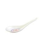 Thunder Group 7003AR Rose Wonton Soup Spoons, ¾oz, Melamine, 5-3/4(w) x 1-3/4(h) inch, NSF Listed – 1 dozen