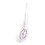 Thunder Group 7003AR Rose Wonton Soup Spoons, ¾oz, Melamine, 5-3/4(w) x 1-3/4(h) inch, NSF Listed – 1 dozen