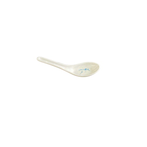 Thunder Group 7003BB Blue Bamboo Soup Spoons, ¾oz, Melamine, 5-3/4(w) x 1-3/4(h) inch, NSF Listed – 1 dozen