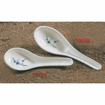 Thunder Group 7003BB Blue Bamboo Soup Spoons, ¾oz, Melamine, 5-3/4(w) x 1-3/4(h) inch, NSF Listed – 1 dozen