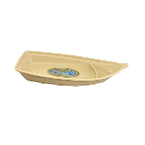 Thunder Group 8005J Wei Sushi Boats, 22oz, Melamine, 12(w) x 5-1/2(d) x 2-1/8(h) inch, NSF Listed - 6 each