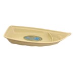 Thunder Group 8006J Wei Sushi Boats, 54oz, Melamine, Yellow, 16-1/4(w) x 7-1/8(d) x 2-5/8(h) inch, NSF Listed – 1 Dozen