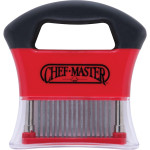 Chef Master 90009 Handheld Meat Tenderizer,  Stainless Steel Razor Sharp Blade, ETL Listed