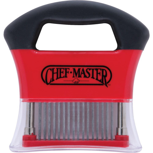 Chef Master 90009 Handheld Meat Tenderizer,  Stainless Steel Razor Sharp Blade, ETL Listed