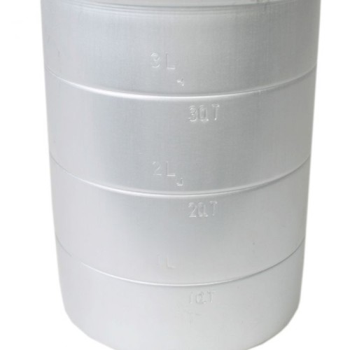 Thunder Group ALKAM040 Liquid Measure Cups, 4qt, Riveted Handle, Aluminum, 8.5(w) x 8.5(d) x 8.5(h) inch