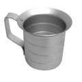 Thunder Group ALKAM040 Liquid Measure Cups, 4qt, Riveted Handle, Aluminum, 8.5(w) x 8.5(d) x 8.5(h) inch