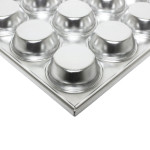 Thunder Group ALKMP012 Muffin Pans, (12)Cup(s), 3-1/3oz, Aluminum, 14(w) x 10.75(d) x 2(h) inch