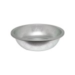 Thunder Group ALSB009 Asian Style Colanders, Round, Aluminum, Perforated, 8-1/2(w) 8-1/2(d) x 2-3/4(h) inch