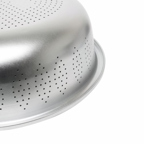 Thunder Group ALSB009 Asian Style Colanders, Round, Aluminum, Perforated, 8-1/2(w) 8-1/2(d) x 2-3/4(h) inch