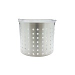 Thunder Group ALSKBK008 Steamer Baskets, 50qt, Aluminum, Perforated, Handle, 14-1/2(w) x 14-1/2(d) x 12-5/8(h) inch