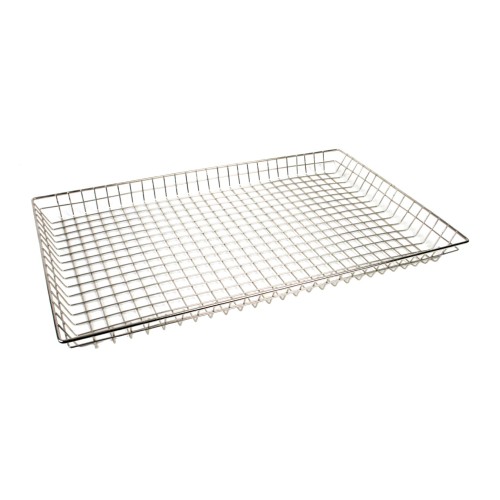 Thunder Group CRDB1626 Doughnut Basket, Wire Nickel Plated, 26(w) x 16(d) x 2(h) inch