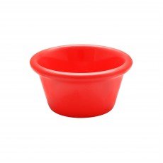 Thunder Group ML536RD1 Smooth Ramekin, 2-1/2oz, Orange, Melamine, 2-7/8(w) x 2-7/8(d) x 1-3/8(h) inch, NSF Listed – 1 dozen