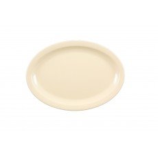 Thunder Group NS515T Nustone Platters, Oval, Narrow Rim, Tan Color, Melamine, 13-1/4(w) x 9-5/8(d) x 1-1/8(h) inch, NSF Listed – 1 dozen
